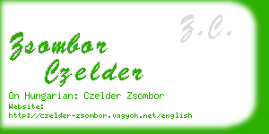 zsombor czelder business card